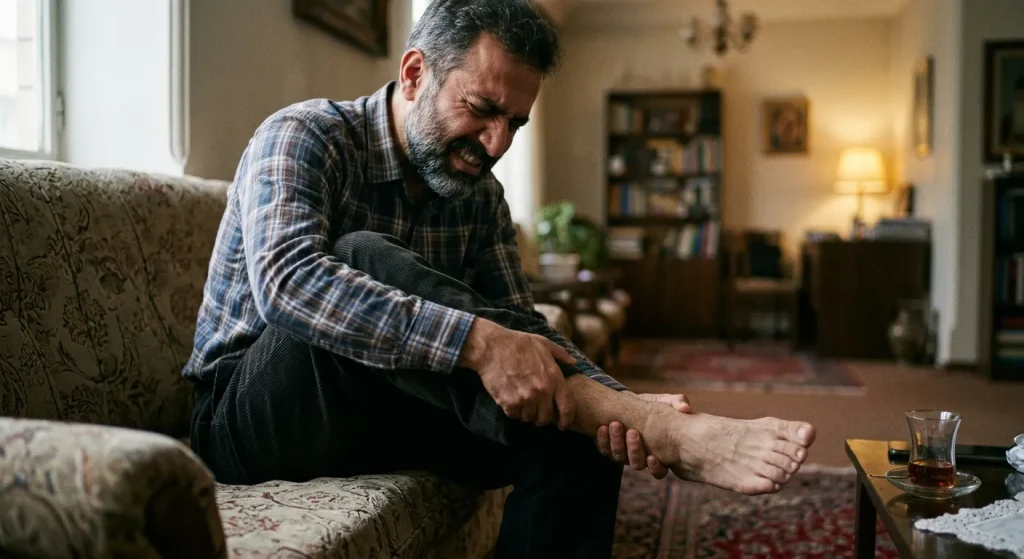 گزگز پای راست