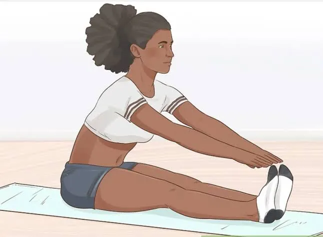 کشیدن کمر در حالت نشسته