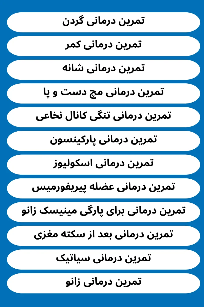 تمرین درمانی