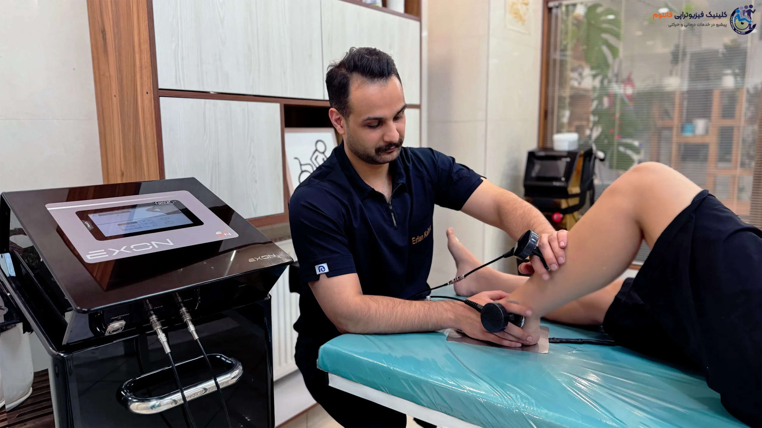 تکاربغل ساق پا دور_فیزیوتراپی فانتوم زنجان