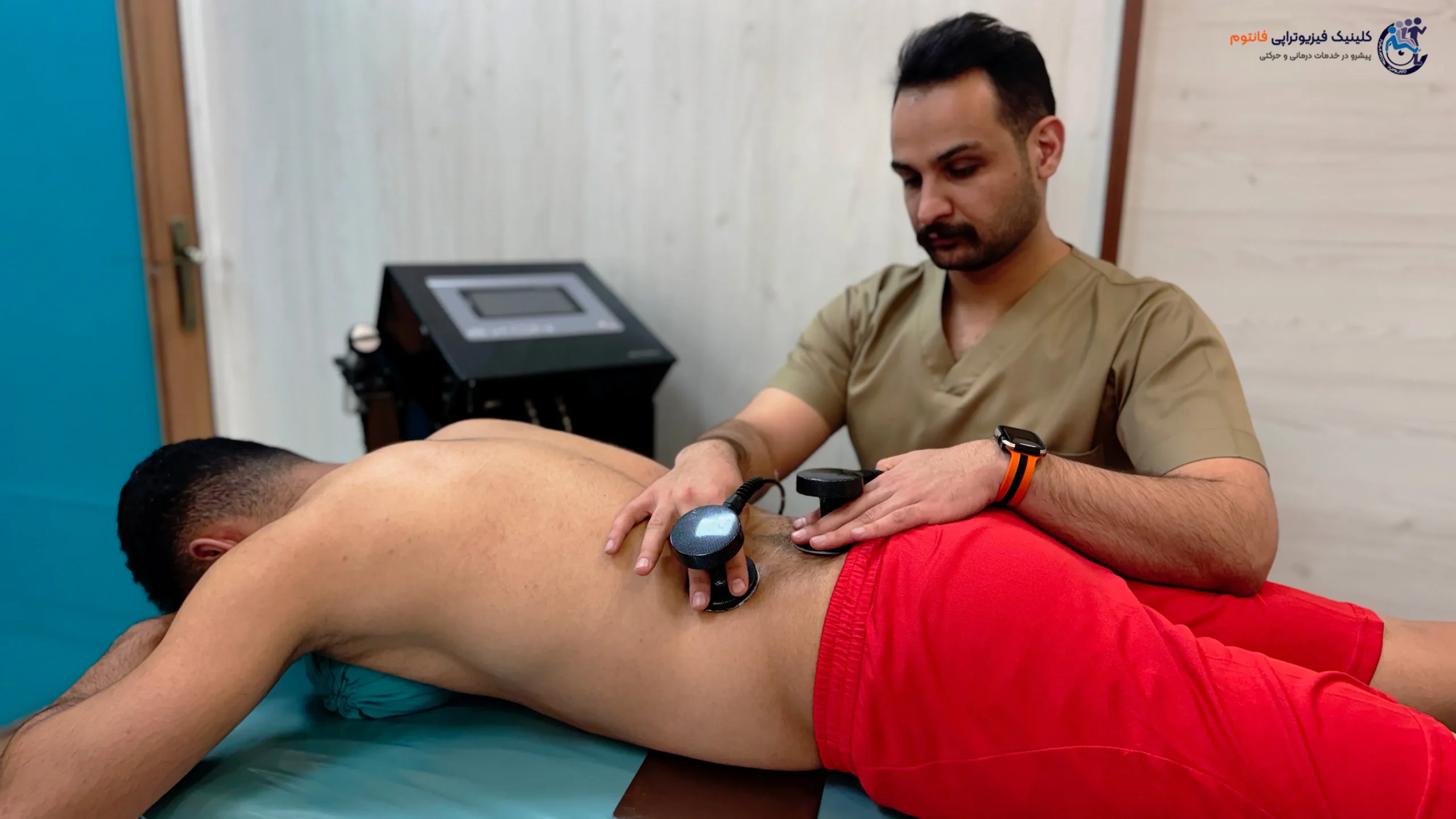 تکار کمر دور- تصویر از فیزیوتراپی فانتوم زنجان
